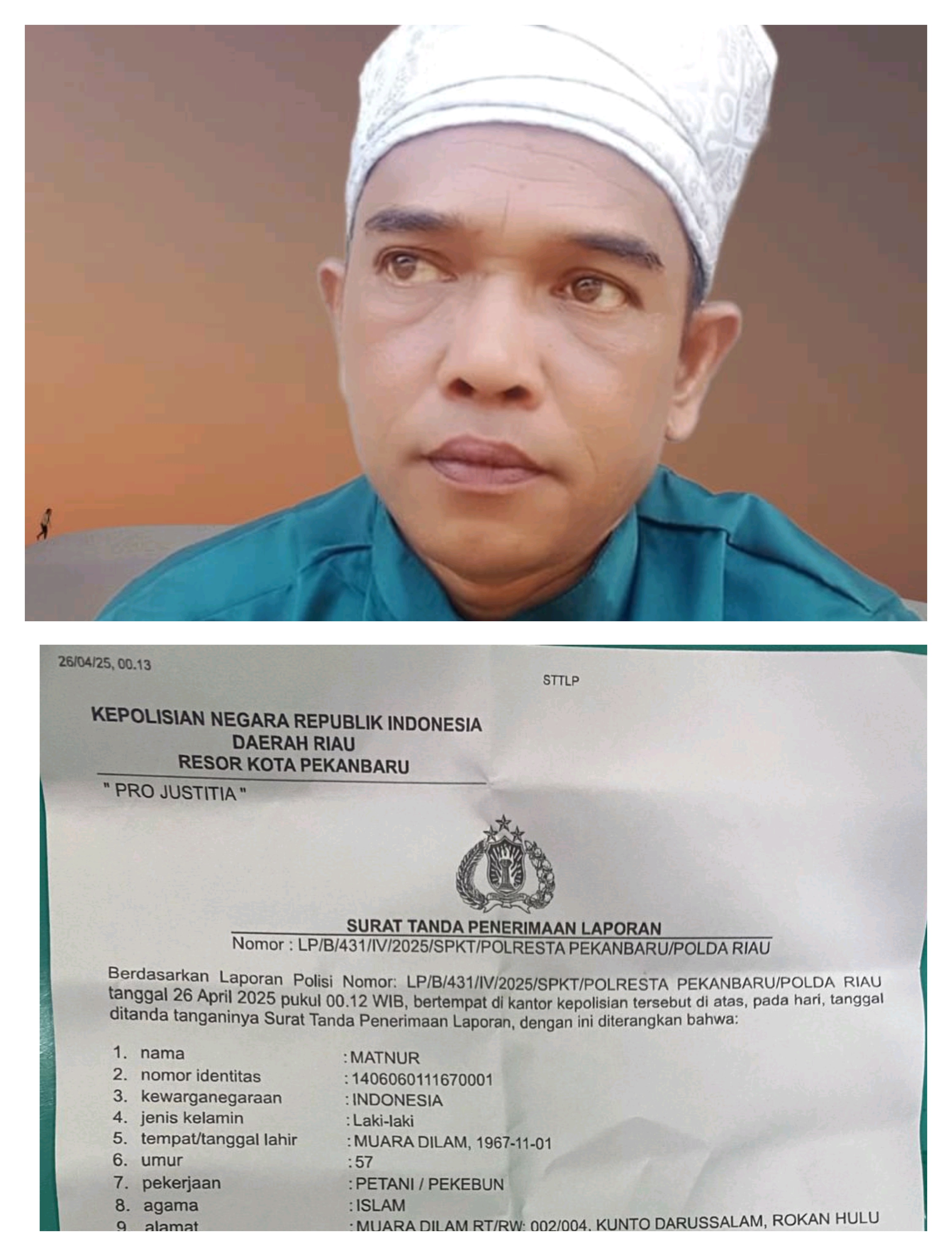 Ketua LPAI Rokan Hulu Pertanyakan Soal Kematian Tragis Ahmad Nuradi di RSJ Tampan