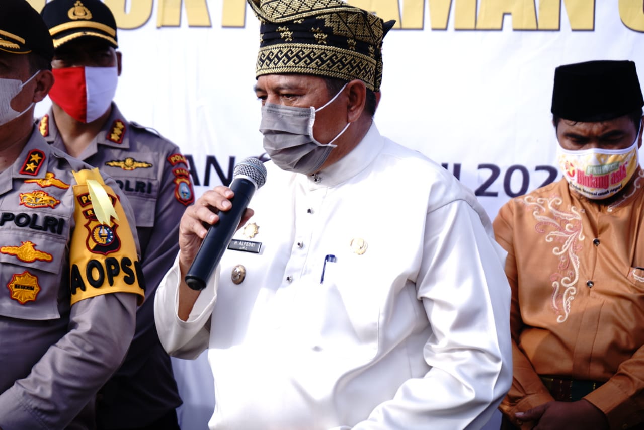 Cegah Penularan Covid 19, Bupati Siak Himbau Perusahan Stop Bawa Tenaga Kerja Luar