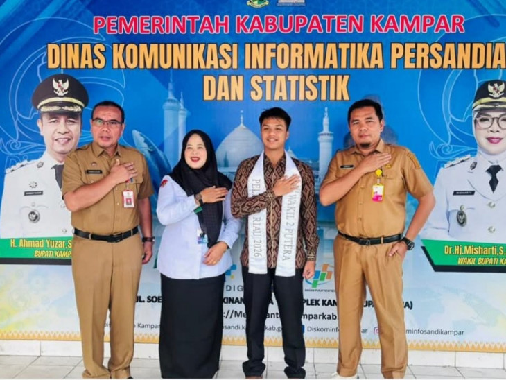 Ananda Nofri Raih Prestasi Pada Tingkat Nasional, Diskominfo Kampar Berikan Ucapan Selamat