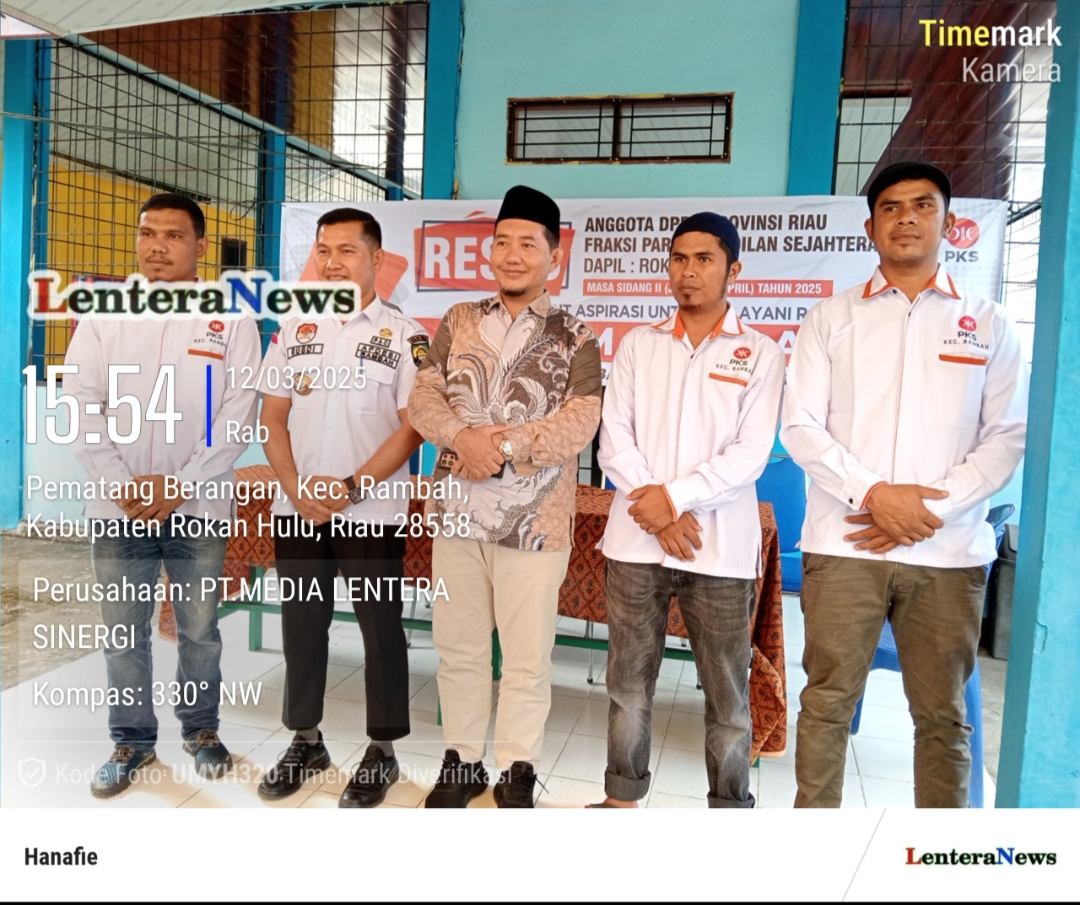 H.Adam Syafaat Serap Aspirasi Masyarakat di Desa Pematang Berangan