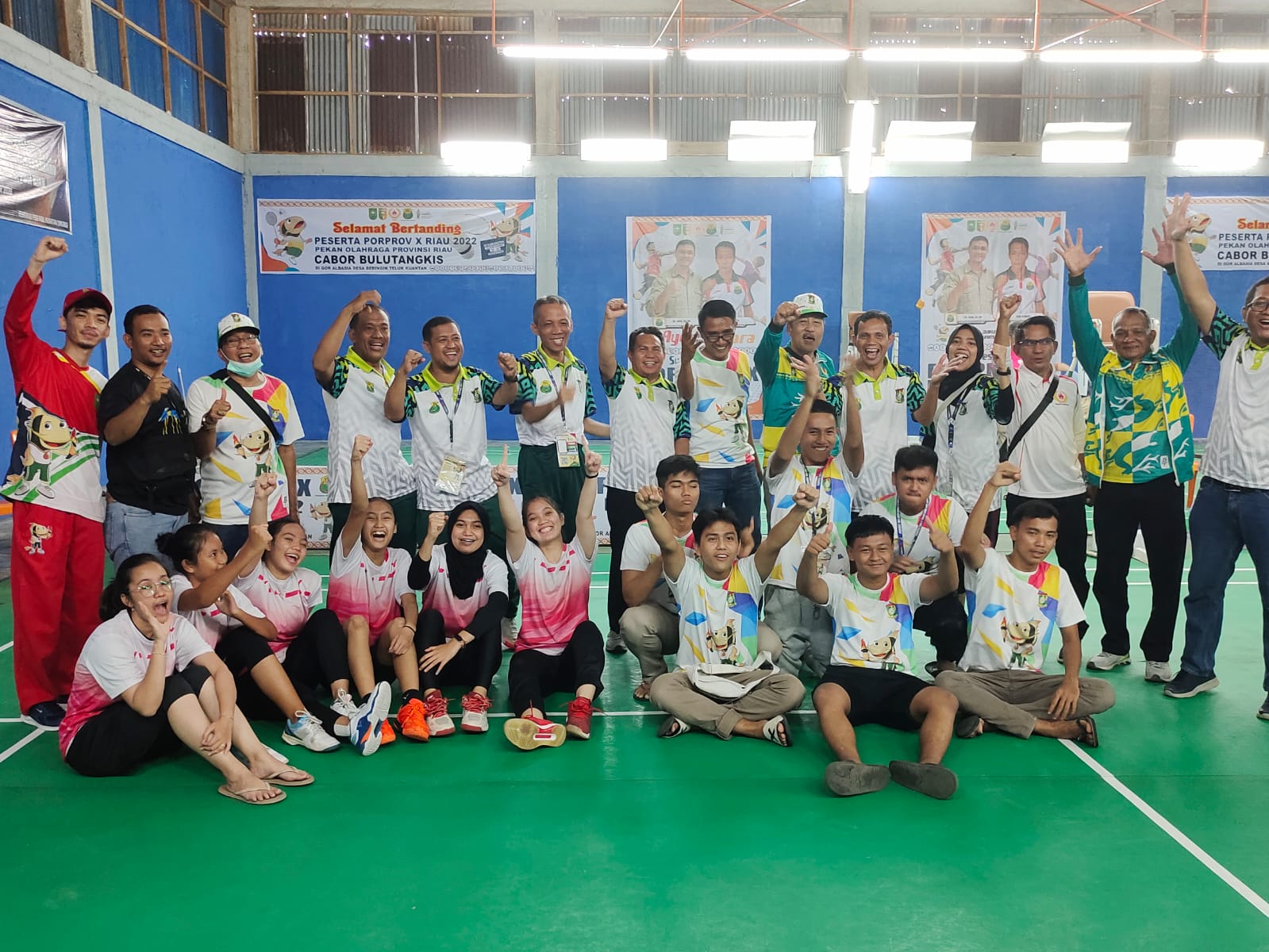 Partai Final Badminton, Putri Kampar Berhasil Raih Emas Perdana dan Satu Perunggu
