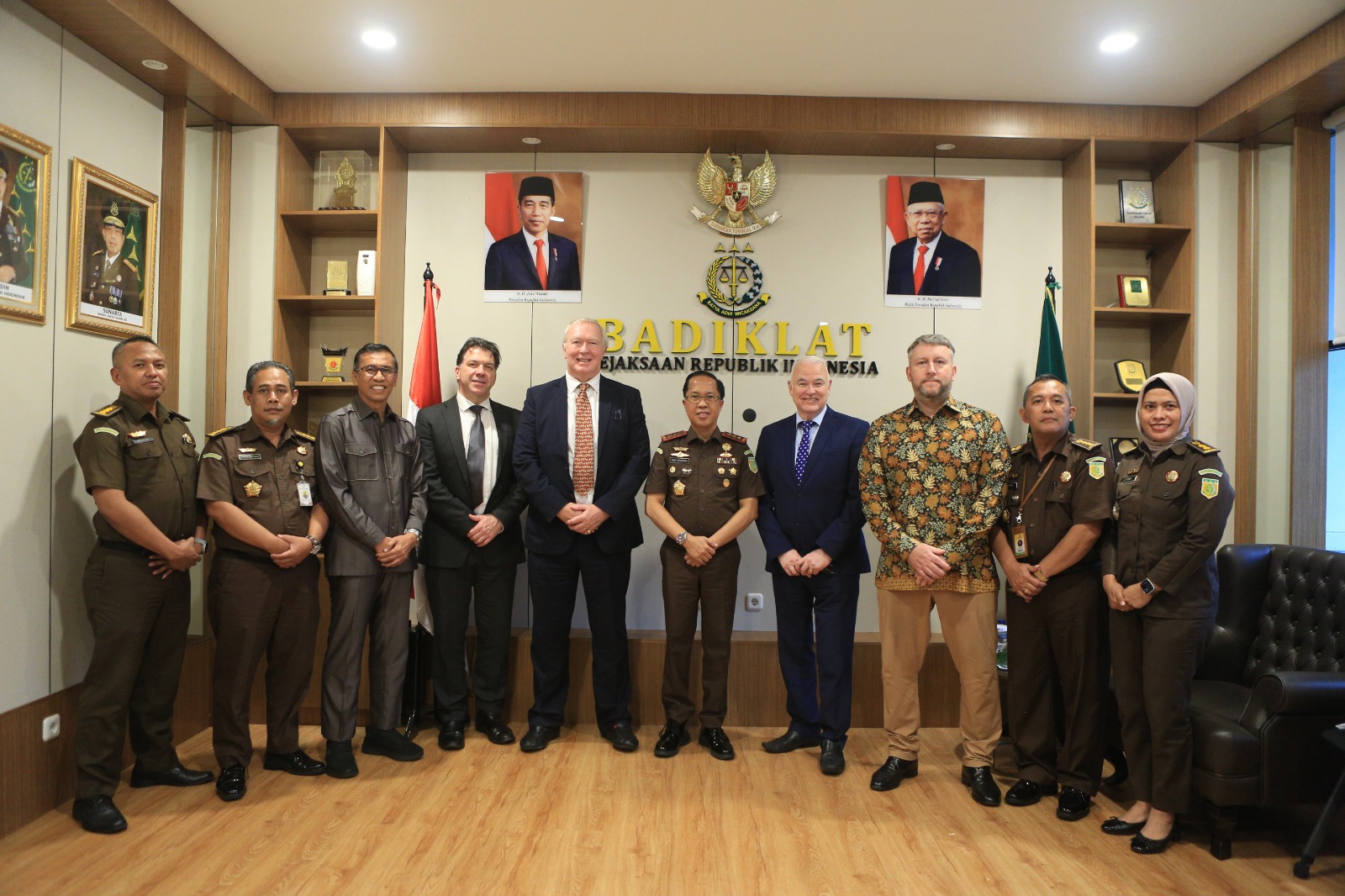 Badiklat Kejaksaan Jejaki Kerjasama Diklat Jaksa Anti Terorisme Bersertifikasi