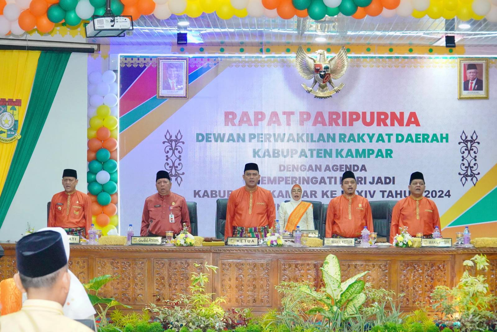 Rapat Paripurna HUT Kampar Ke 74, Pj Bupati Kampar Hambali Paparkan Hal Ini