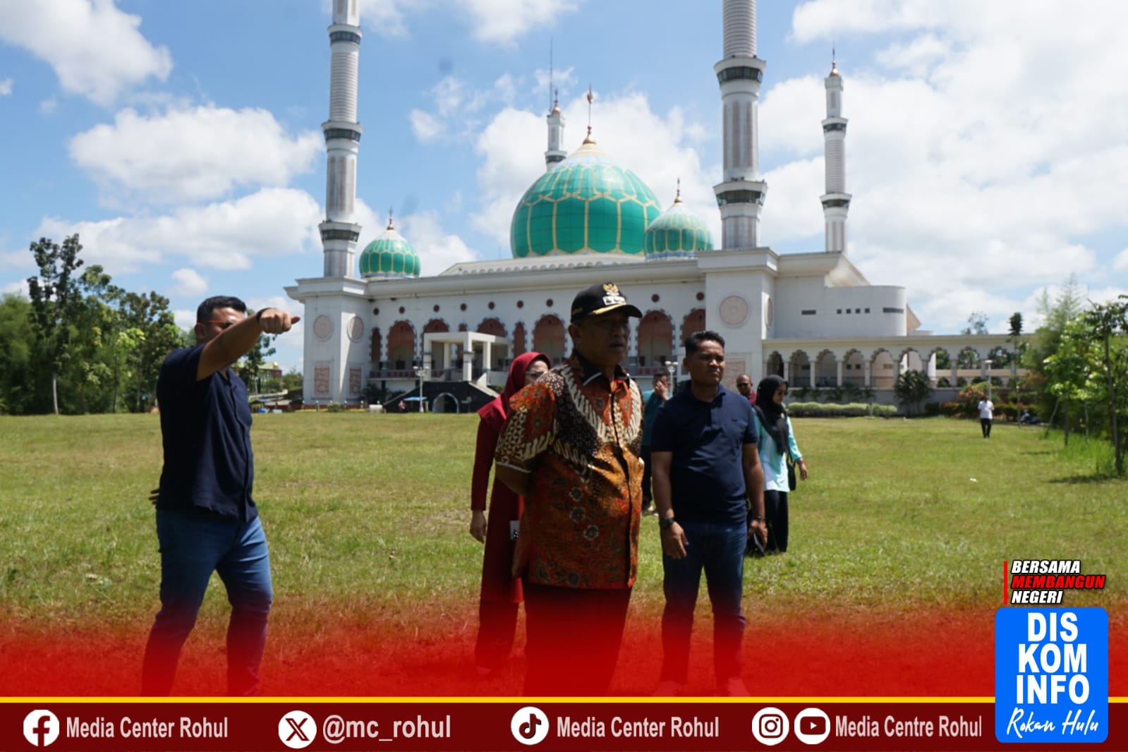 Bupati Rohul Anton Tinjau Islamic Center, Tingkatkan Fungsi Islamic sebagai Destinasi Wisata Religi
