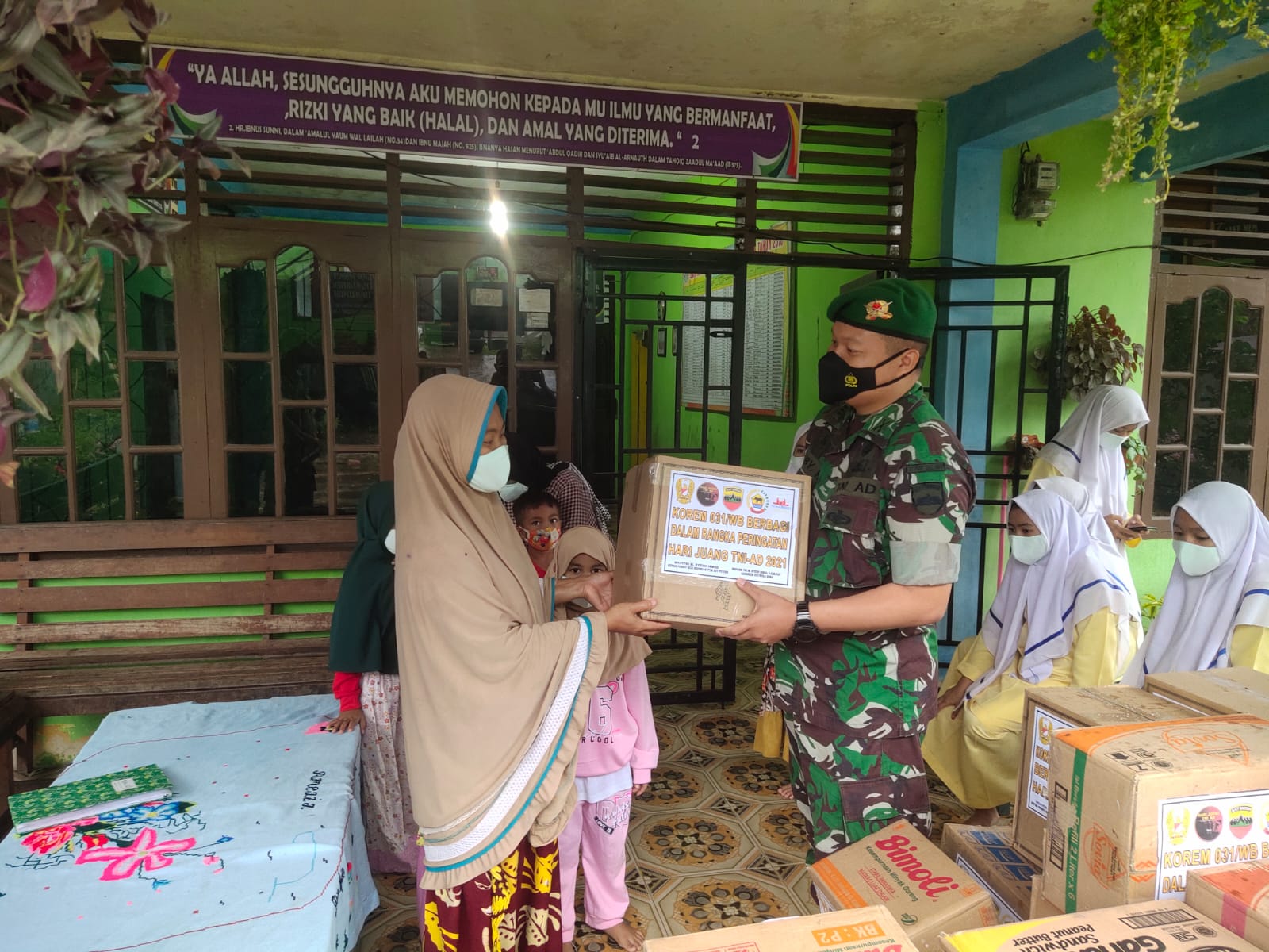 Ternyata ini yang Dilakukan Yonif 132/BS Sempena Hari Juang Kartika ke-76