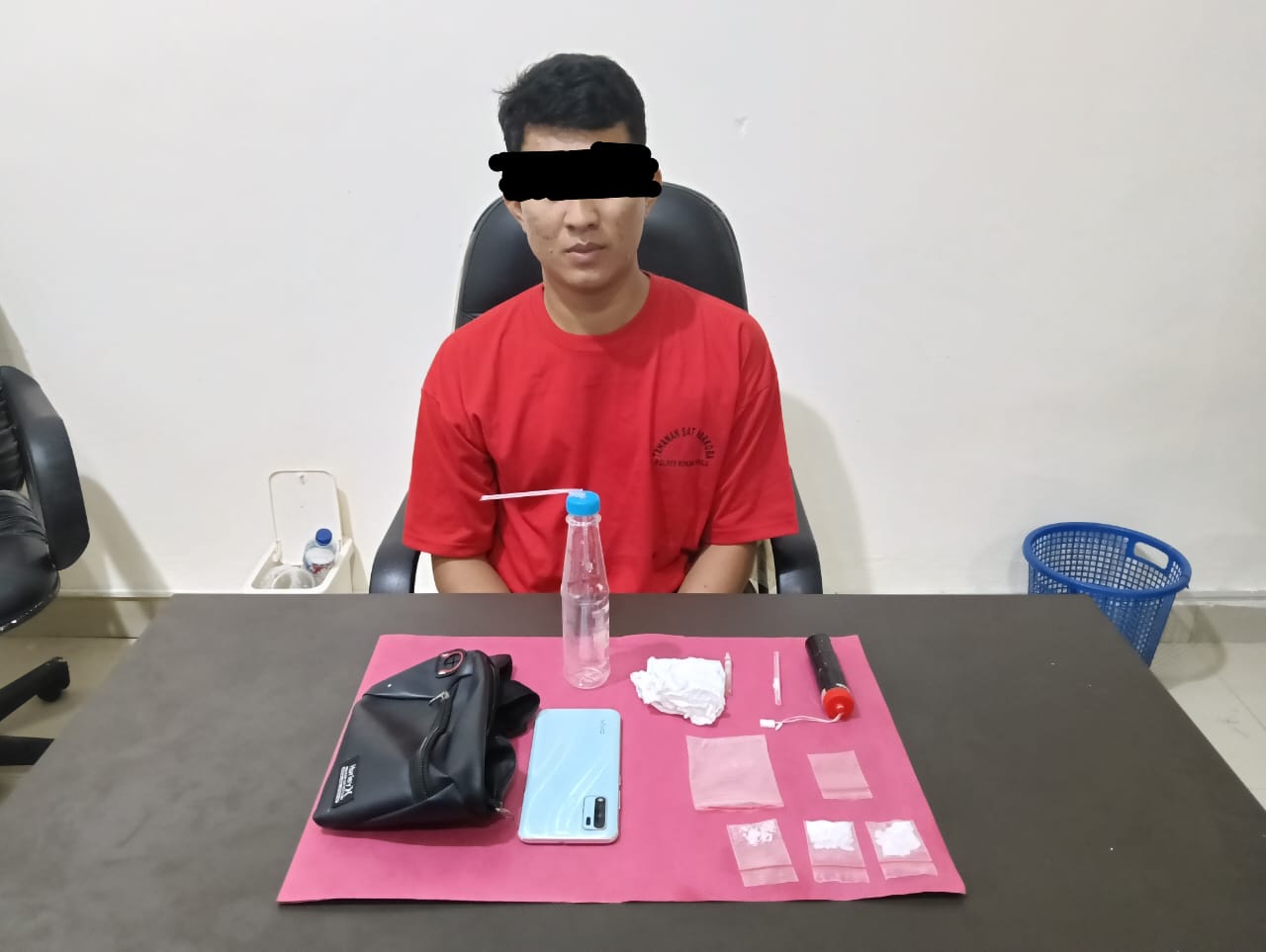 Dibawah Komando Kapolres AKBP Emil Eka Putra Sat Resnarkoba Berhasil Ciduk Pelaku  Narkoba