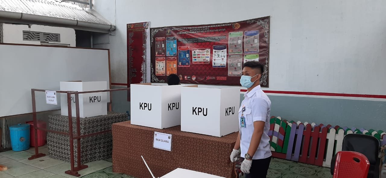 Kalapas Kelas II B Kuansing Sukseskan Pilkada Terhadap Warga Binaan