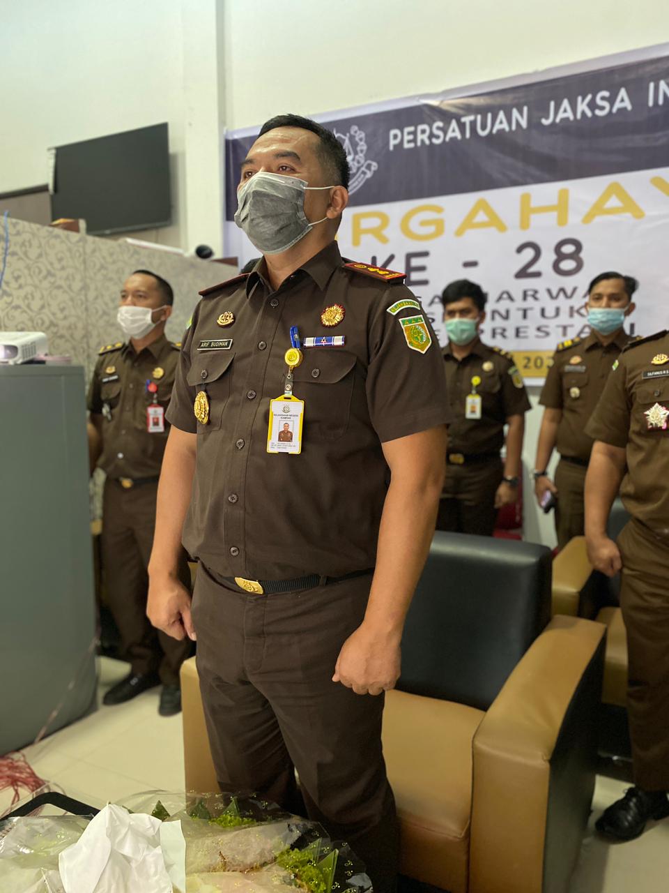 Kejari Kampar Peringati Hut Persatuan Jaksa Indonesia (PJI) Ke - 28