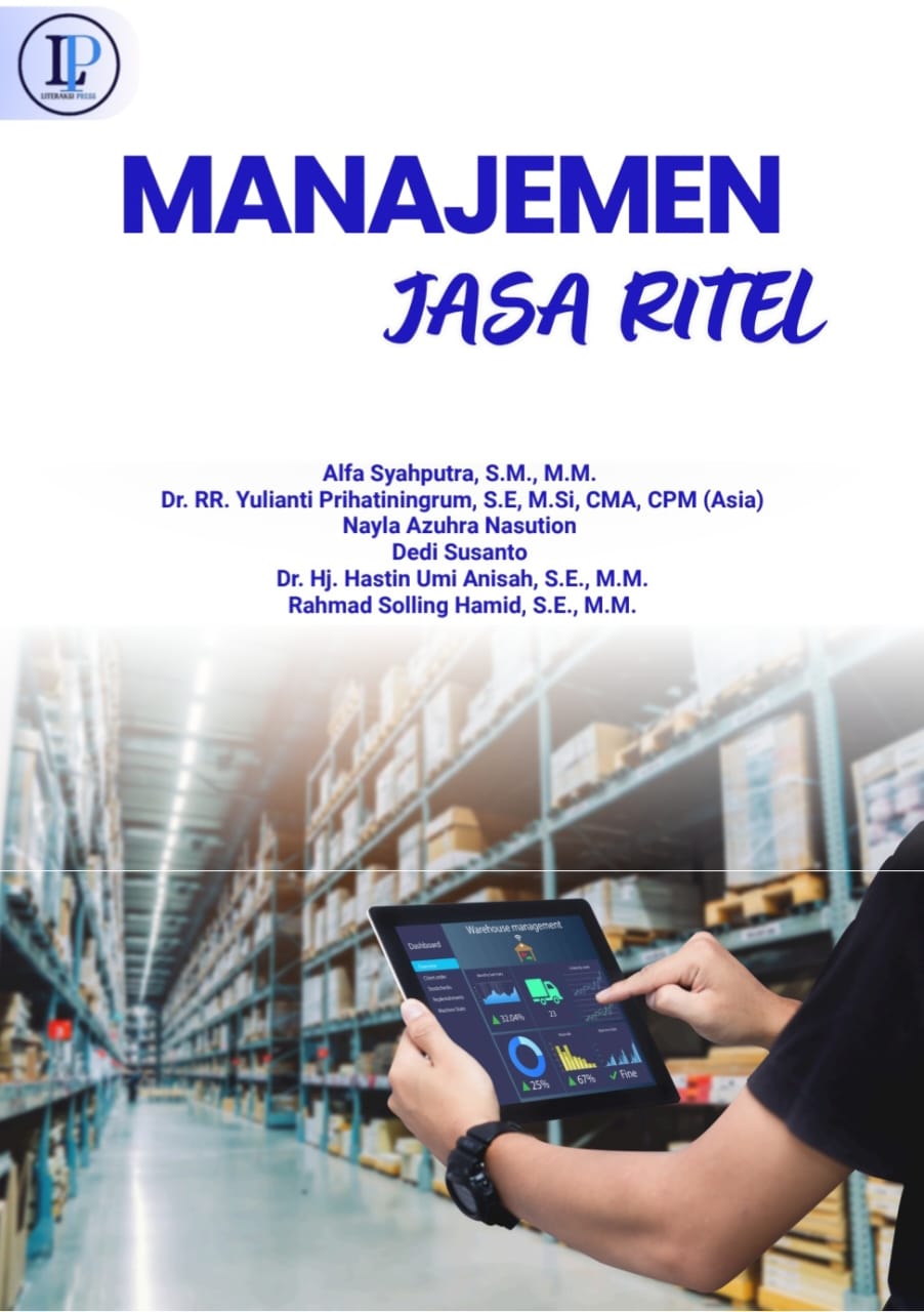 Buku Manajemen Jasa Ritel Karya Alfa Syahputra Bersama Mahasiswa Rokania, Dedi Susanto