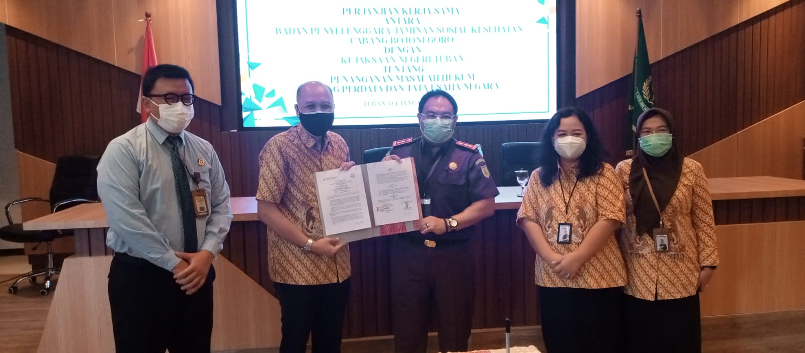 Kejari Tuban Melaksanakan Penandatanganan MoU Dengan BPJS Kesehatan 