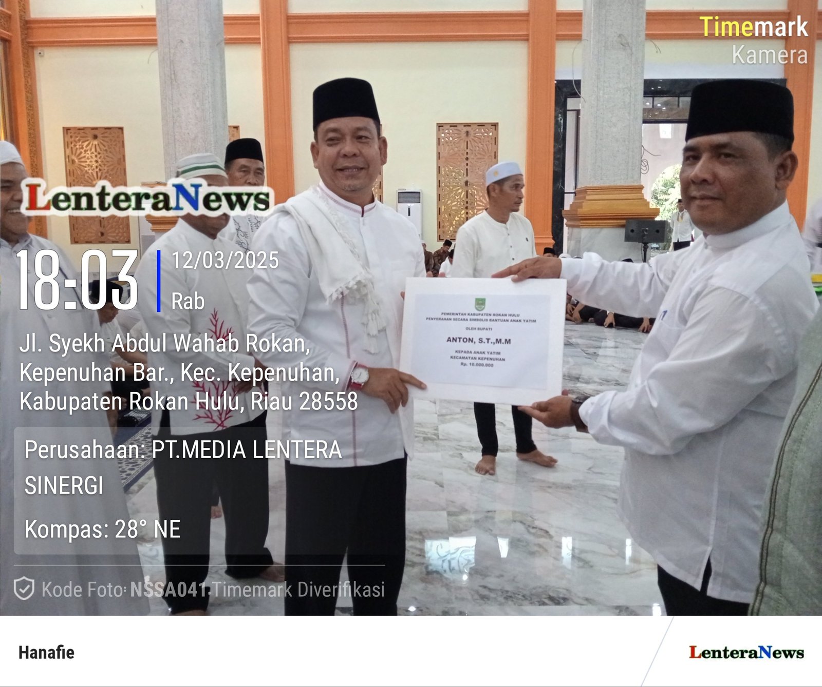 Wabup Ajak Masyarakat Bersatu Membangun Negeri di Safari Ramadhan yang ke-3