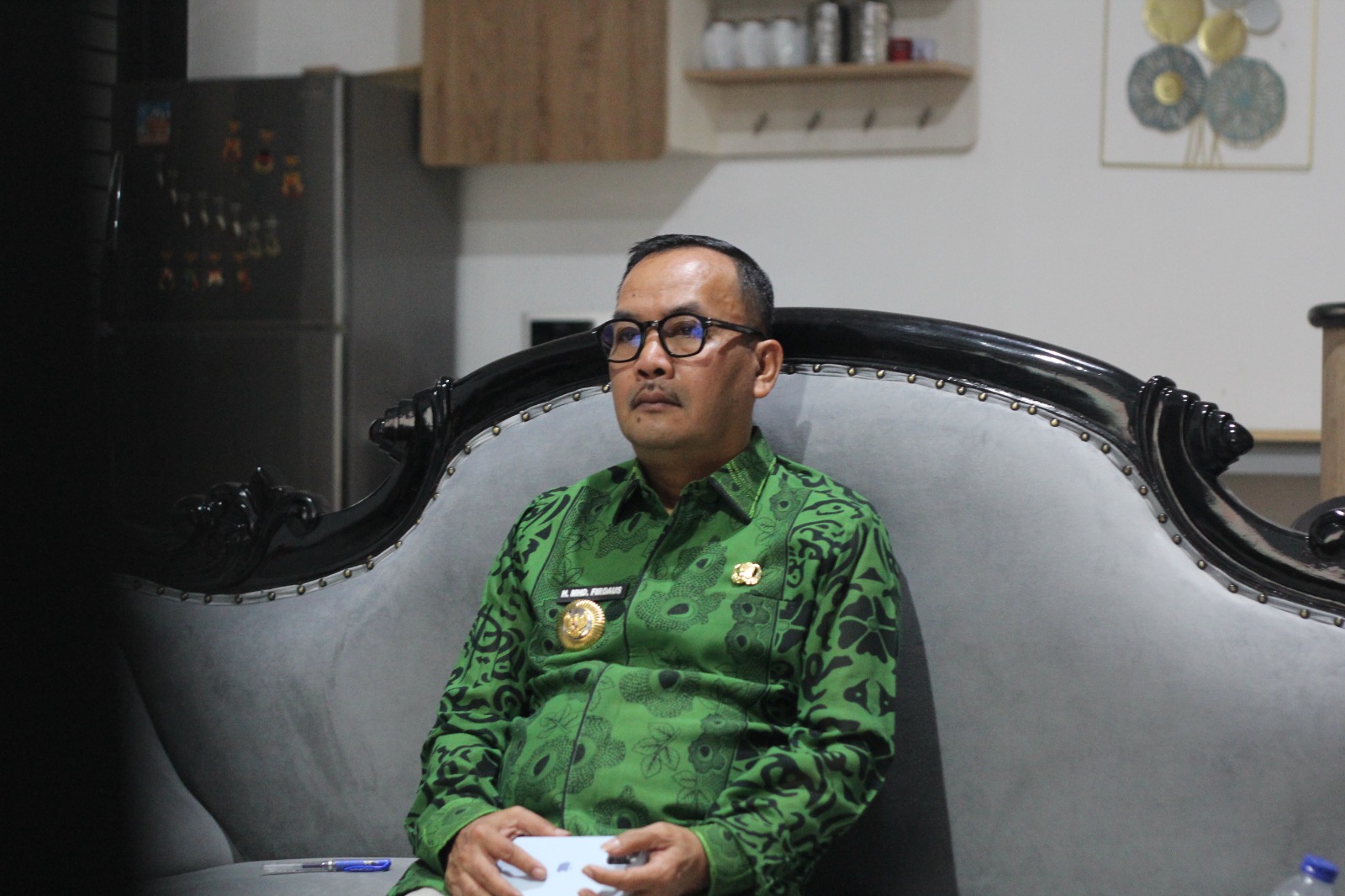 Pj Bupati Kampar Ikuti Zoom Meeting Bersama Mendagri, Sukseskan Pemilu 2024