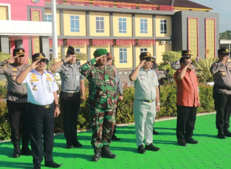 Lapas Pasir Pengaraian Ikuti Apel dan Rapat Operasi Patuh 2025 Polres Rohul
