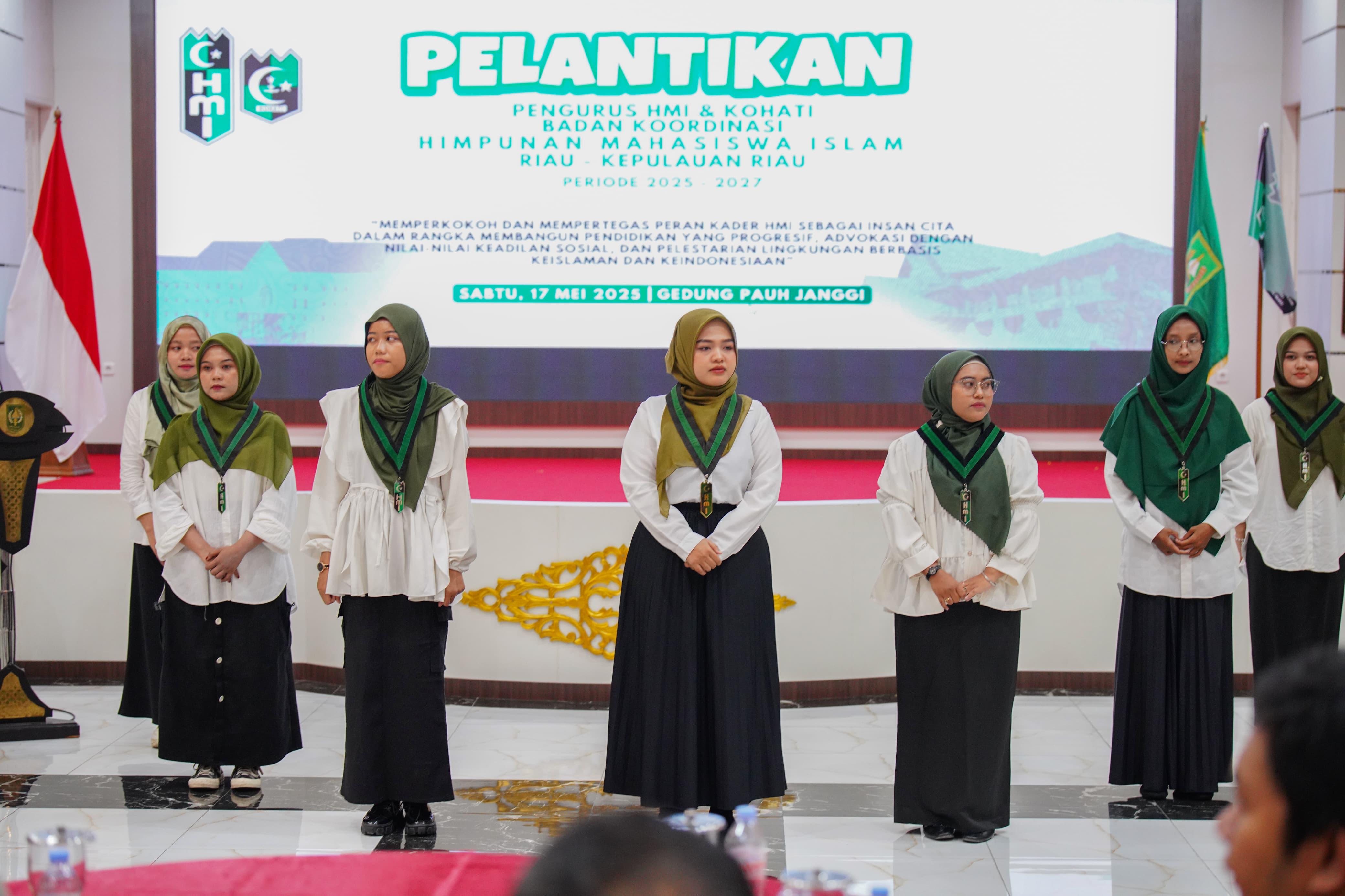 Annisa Muasrani Resmi Dilantik sebagai Ketua Umum Kohati Badko Riau - Kepulauan Riau