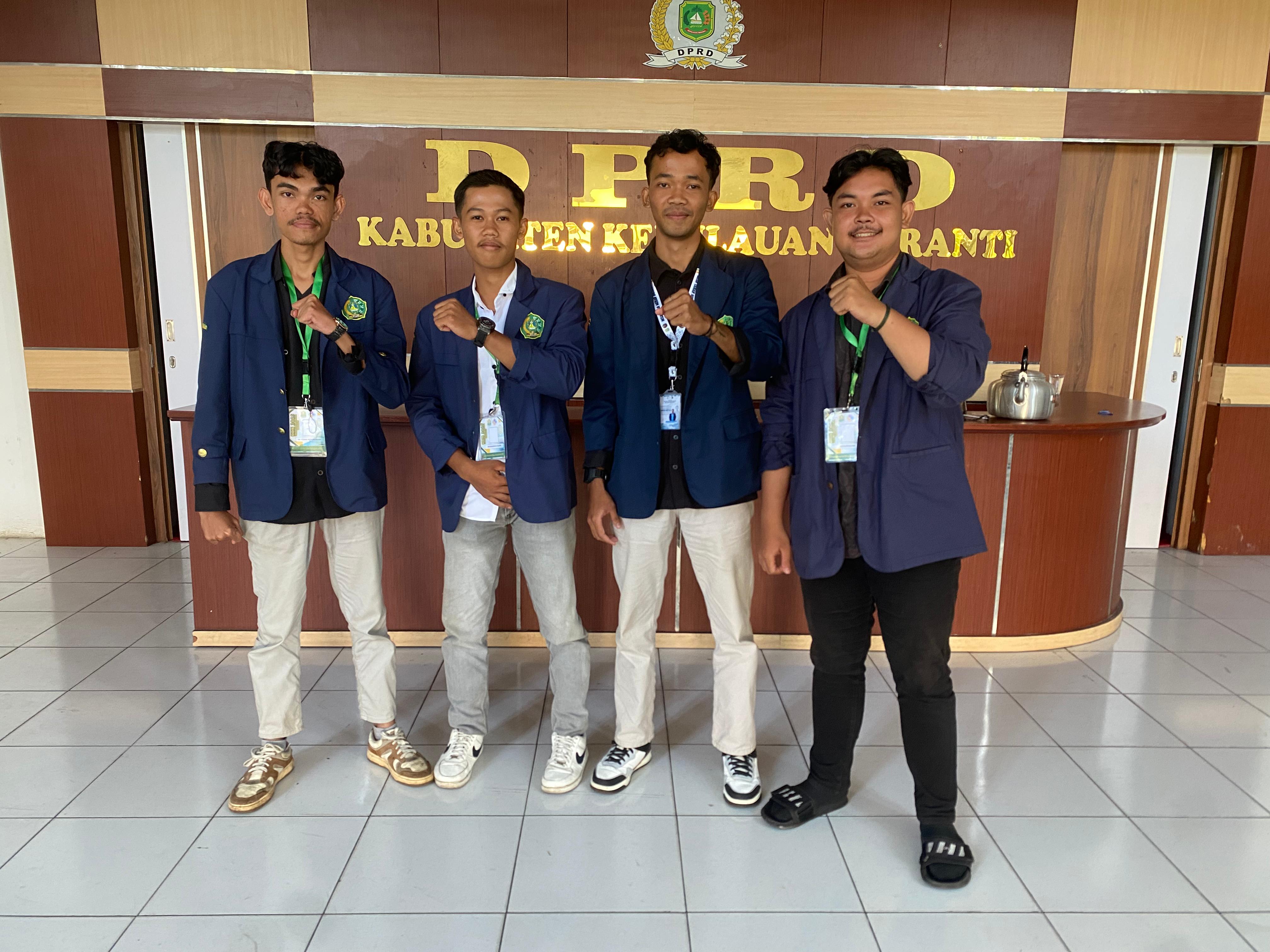 Wakil Ketua DPRD Kep Meranti Terima Audiensi Mahasiswa KKN IAIN Datuk Laksemana Bengkalis