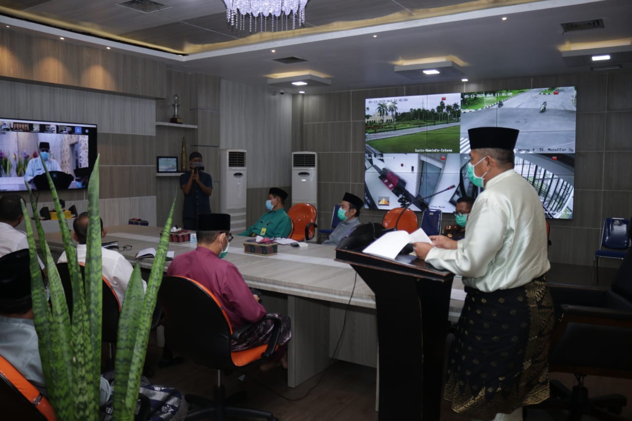 Rapat Paripurna Dprd Siak. Bupati Minta OPD Tindaklanjuti Rekomendasi Pansus LKPJ DPRD. 