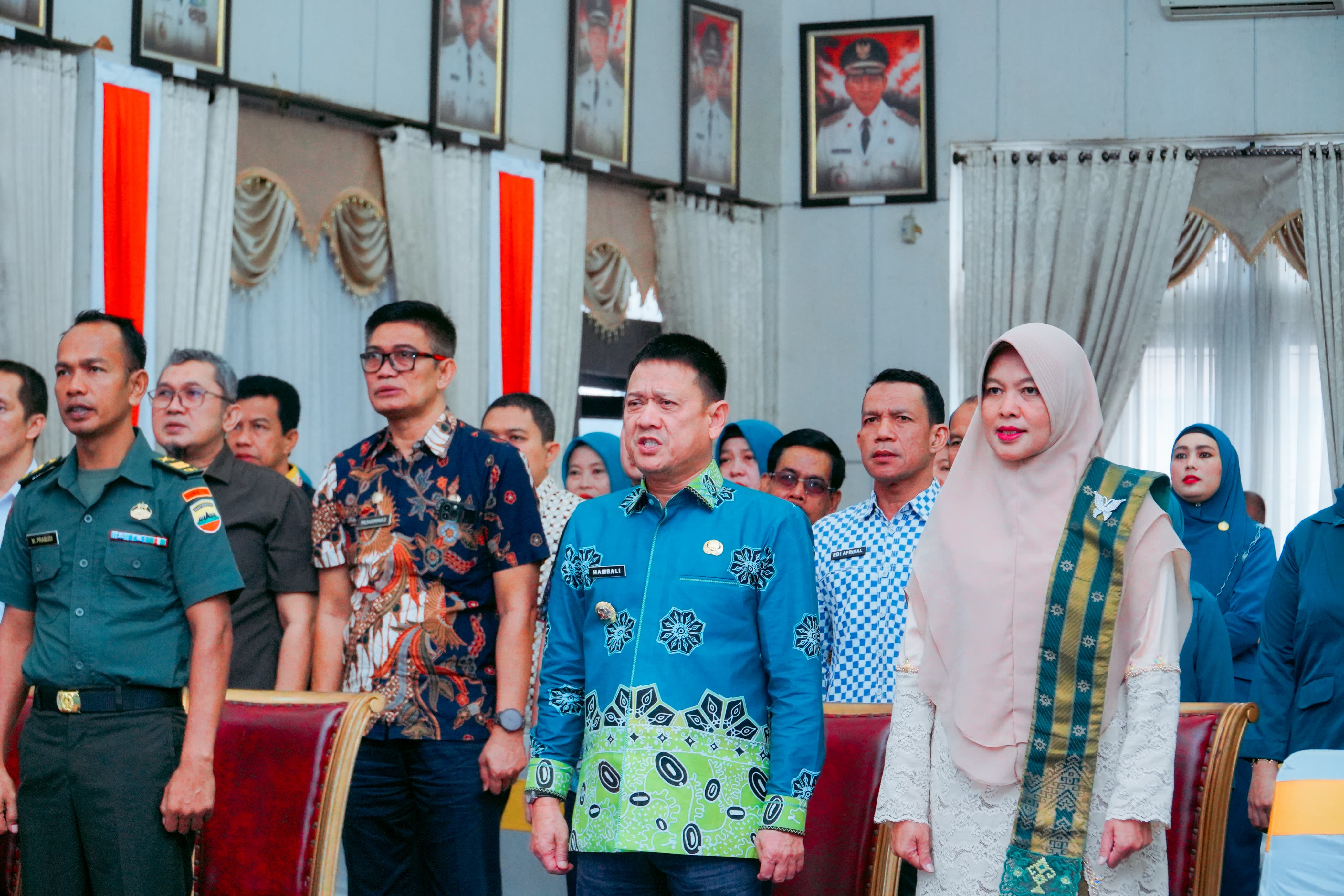 Ricana Djayanti Hambali Dikukuhkan Sebagai Bunda Paud Oleh Pj Bupati Kampar