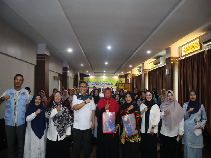 Pemkab Kampar Melalui Disperinaker, Lakukan Sosialisasi Tentang KI dan Simulasi Pendaftaran Merk