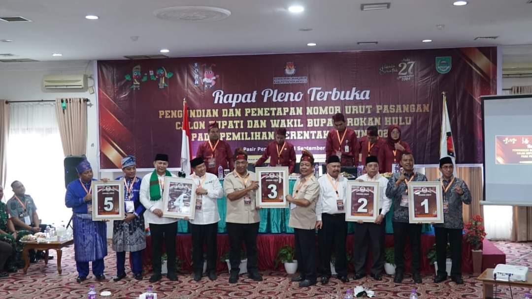 Pilkada Serentak 2024, Paslon Anton ST,MM - Syafaruddin Poti S Dapat Nomor Urut 3