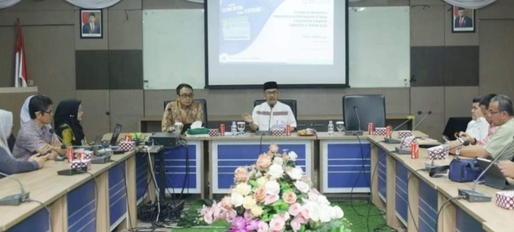 Rapat Forum Komunikasi Para Pemangku Kepentingan Tahap II, Dipimpin Pj Bupati Kampar