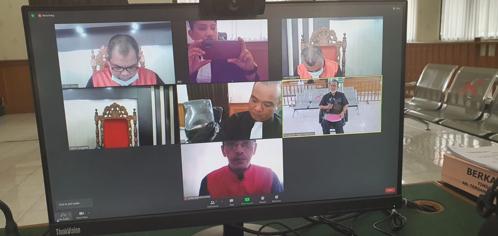 Sidang Dugaan Tipikor Mantan Kades Koto Perambahan Hari Ini Terdakwa Menghadirkan Saksi Ahli