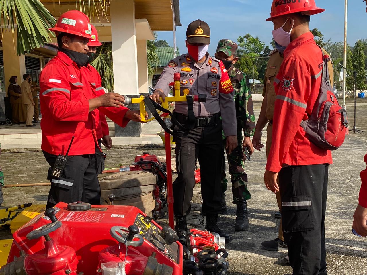 Giat Apel Siaga Karhutla Kec. Sungai Mandau Dipimpin Oleh Camat Sungai Mandau