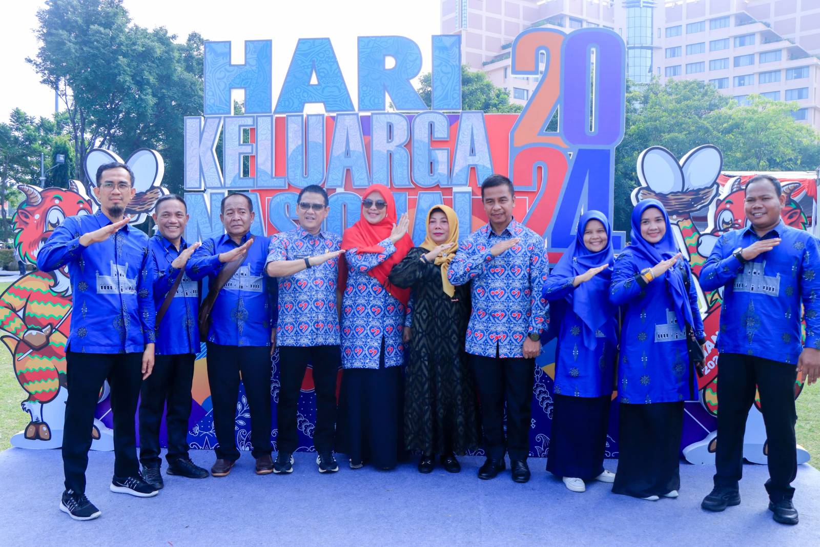 Puncak Perayaan Harganas Ke 31di Semarang, Dihadiri Pj Bupati Kampar Hambali dan Ketua TP PKK