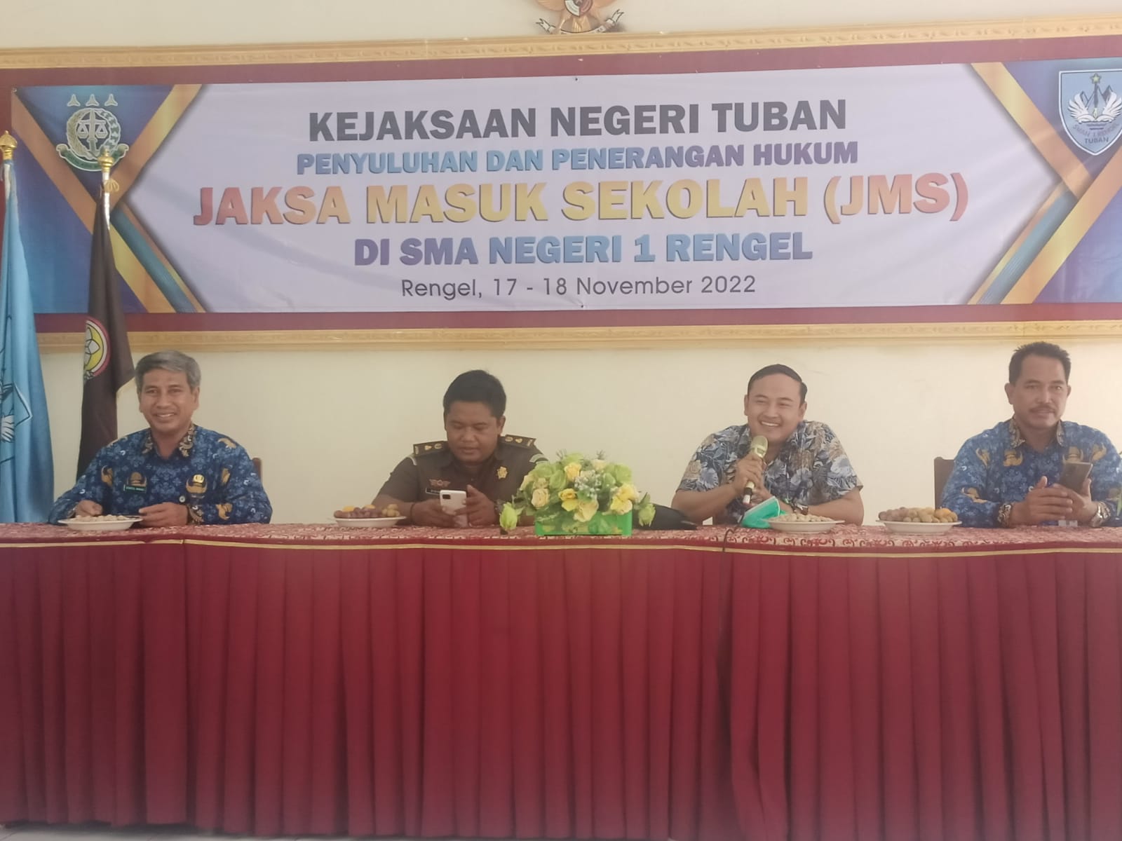Kejari Tuban Gelar JMS di SMAN 1 Rengel, Kasi Intel Paparkan Hal ini