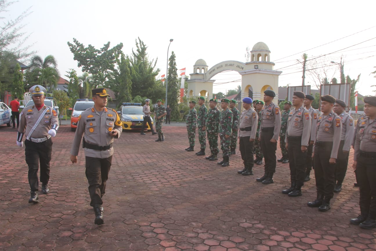 Polres Bengkalis Gelar Apel Pasukan Ops Zebra Lancang Kuning 2023