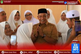 Anton di Silaturahmi Akbar Jamaah Haji Rohul 2025: Jadikan Wadah Pererat Ukhuwah Islamiah