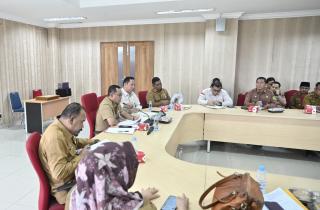 Sekda Rohil Pimpin Rapat Koordinasi Bersama Seluruh OPD dan Camat, Verifikasi Data Tenaga Non ASN