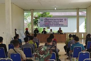 Babinsa Koramil 15/Kuala Kampar Hadiri Pembukaan Pembentukan Pembinaan dan Pelatihan MPA