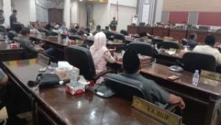 DPRD Rohul Melaksanakan Rapat Paripurna Pembahasan Ranperda RPJPD