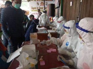  Hari ini Rapid dan Swab Masal di Plaza Sukaramai ,Tim Gugus Belum Temukan Hasil Reaktif