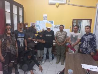 6 Anak Punk Meresahkan Masyarakat, Diamankan SatPol PP Kampar