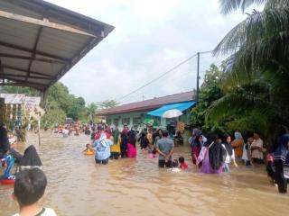 Berikut Desa - Desa di Kampar Terendam Banjir Berdasarkan Data Dari BPBD Kampar