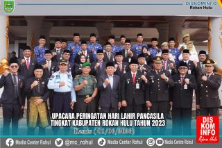 Peringati Hari Lahir Pancasila, Bupati Rohul: Nilai Pancasila Harus Diwariskan Pada Generasi Muda