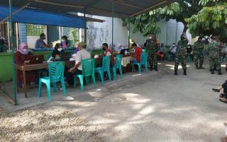 Serbuan Vaksinasi Covid 19 Dilaksanakan di Koramil 08/Tandun