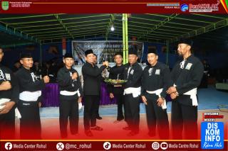 Wabup Rohul Syafaruddin Poti Hadiri Malam Pengesahan Calon Warga Baru PSHT Rohul 2025