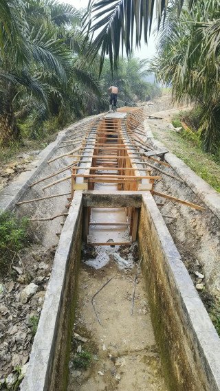 Kades Birandang dan Petani Berikan Apresiasi Kepada Wabup Kampar Atas Rehabilitasi Daerah Irigasi