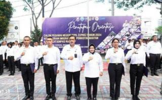 Lapas Pasir Pengaraian Hadiri Penutupan Orientasi CPNS Pemasyarakatan se RiauTerima 7 CPNS Baru