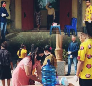 Bantu Pemerintah Putus Mata Rantai Convid 19. Ibadah BNKP Perawang Ikuti Protokol Kesehatan.