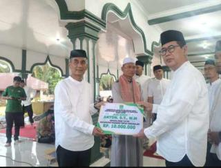 Safari Ramadan Pemkab Rohul di Masjid Al-Falah Penuh Kebersamaan