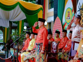 Pj Bupati Kampar Pimpin Langsung Upacara Peringati HUT Kampar Ke 74 Tahun