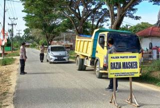 Tiga Pilar Pantee Bidari Gencar Operasi Tertib Masker