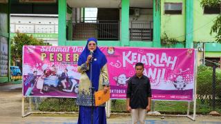 Nobar "Kejarlah Janji" Peringati Hari Santri Nasional, KPU Kampar Goes To Pesantren