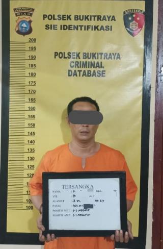 Diduga Hendak Curi Motor Digagalkan Satpam, Pelaku di Ringkus Polsek Bukit Raya