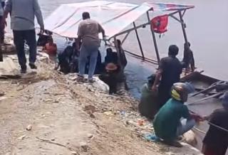 Rakit Tenggelam di Sungai Rokan, Bupati Rohul Ambil Langkah Cepat