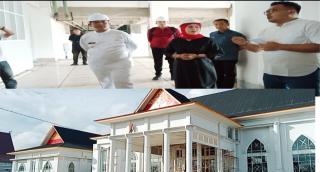 Bupati Rohul Anton Tinjau Pembangunan Gedung DPRD Rohul  