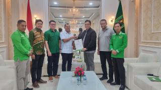 Rekomendasi Diserahkan DPP PPP Kepada Balon Bupati Rohul Kelmi Amri